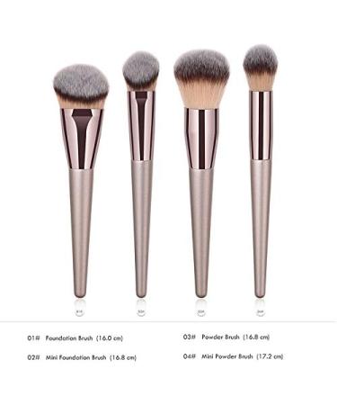 Demarkt 4-Piece Makeup Brush Set | Professional Quality Eye & Face Brushes | Perfect for Cosmetics Application - Buy Online on GoSupps.com