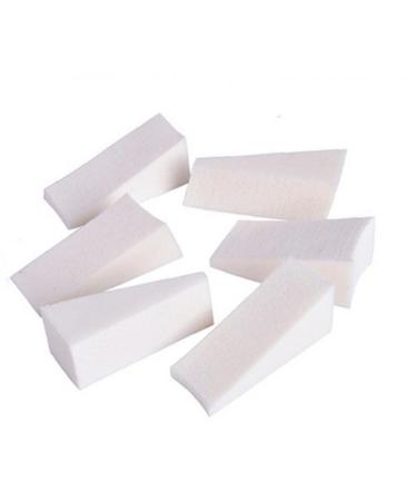 TOSSPER 8 Pieces Nail Art Sponges Makeup Wedges Triangle Shape Sponge Cosmetic Wedges Beauty Tool