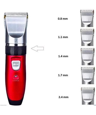 Professional Men's Hair Clippers - Rechargeable Cordless Barber Hair Cutter with Built-in Comb Design - Buy Online on GoSupps.com