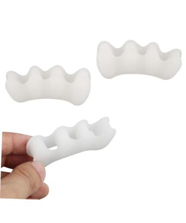FRCOLOR Gel Foot Separator for Hallux Relief | Bunion Sleeves Spacers & Cushions - Medium White - Buy Online on GoSupps.com