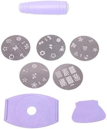 Set Nail Stamp Stencil - DIY Nail Art Image Printing Plate | Original Tool for Stunning Nail Designs - Buy Online on GoSupps.com