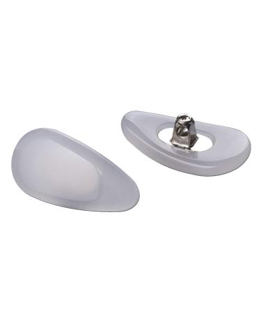 1 Pair Jade Eyeglass Nose Pad Nose Cushion Nose Pads for All Types of Optical Frames - White