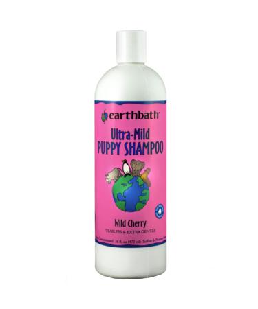 Earthbath Ultra-Mild Puppy Shampoo and Conditioner  Tearless & Extra Gentle, Made in USA  Wild Cherry, 16 oz