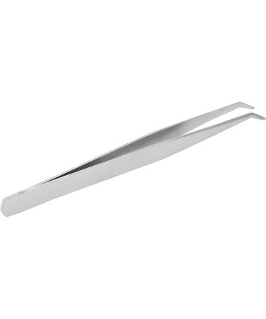 False Eyelash Applicator High Rebound Tail Eyelash Grafting Tweezers for Hair Salon for Beauty Dress Up for Beauty Shop for Personal Dress (Silver) - Buy Online on GoSupps.com