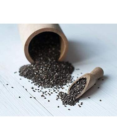 Organic Black Chia Seeds 8oz | Non-GMO, Whole, Sproutable | Vegan, Kosher, Keto | Rich in Essential Fatty Acids, Fiber, Protein | Ideal for Chia Pudding, Smoothies, Oatmeal | Pack of 1 - Buy Online on GoSupps.com