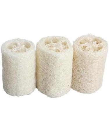 Vktech Natural Loofah Shower Sponge Scrubber - 3 Pcs Large Size - Buy Online on GoSupps.com