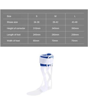 Adjustable Ankle Foot Orthosis for Drop Foot - Support & Stabilizer for Dorsiflexion - Large Left Color - Buy Online on GoSupps.com