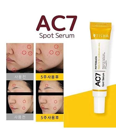 #MG TISHA AC7 Spot Serum 15ml -SPOT SERUM for Acne and Pimple Skin - Buy Online on GoSupps.com