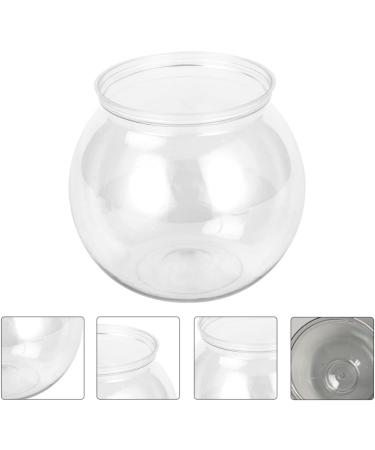 Balacoo 3 Gallon Clear Plastic Goldfish Tank | Decorative Small Fish Bowl Aquarium & Plant Pot - Buy Online on GoSupps.com