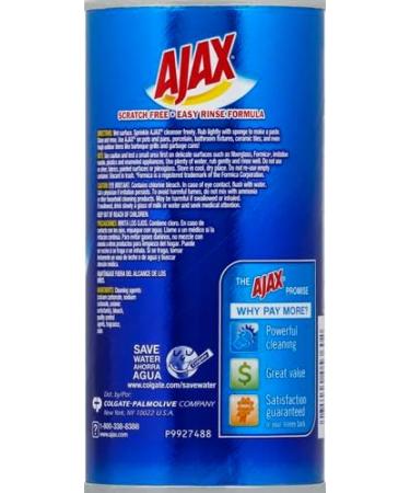 Ajax Powder Cleanser with Bleach - 14 oz (396 g) | Effective Fast-Acting Cleaner for Stains & Grime - Ideal for International Shipping - Buy Online on GoSupps.com