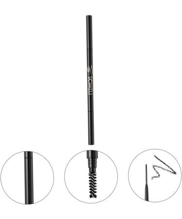 Healeved 6pcs 2 1 Eyebrow Makeup Tools Makeup Eyebrow Pen Rotating Eyebrow Black Eyebrow Pencil Double Brown - Buy Online on GoSupps.com
