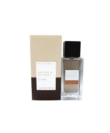 COFFEE & WHISKEY COLOGNE men's collection from bath and body 3.4 fl oz / 100 ml cologne spray long lasting fragrance