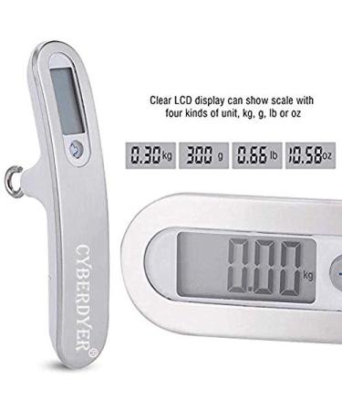 110 lbs Digital Bow Scale | Recurve Archery & Hunting Poundage Scale with LCD Display (Silver) - Buy Online on GoSupps.com