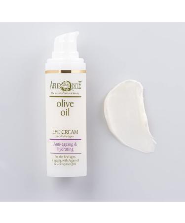 Aphrodite Anti-Aging Eye Cream | Hydrating Dark Circle Treatment with Organic Olive & Argan Oil | Reduces Wrinkles & Swelling (30ml) - Buy Online on GoSupps.com