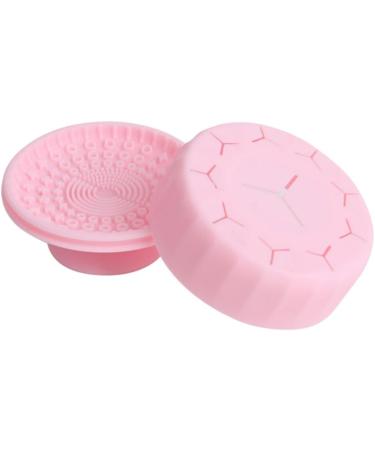 SOLUSTRE Makeup Brush Cleaner Silicon Makeup Brush Cleaning Tool Cosmetic Brush Cleaning Pad with Color Removal Sponge 2 in 1 Cleaner Box for Dry Brush Color - Buy Online on GoSupps.com