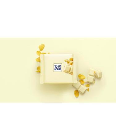 Ritter Sport Colourful Variety Bianco Crisp White Chocolate with Cornflakes and Puffed Rice 100 g Bar Chocolate - Buy Online on GoSupps.com