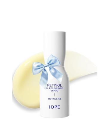 IOPE Retinol Super Bounce Serum | Korean Retinoid Eye Treatment for Anti-Aging Beginner Friendly Reduction in Fine Lines & Wrinkles Firming and Rejuvenating Daily Glow Routine 1.01 Fl Oz. 1.01 Fl Oz. (30ml)