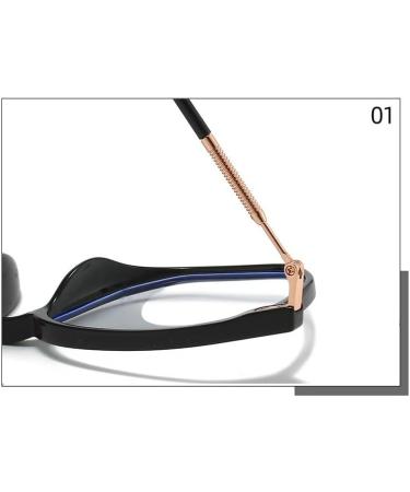 Fuqinqingoz Anti-UV Blue Light Blocking Reading Glasses - Oversized Ultra-Light Computer Readers (C6 +0.00) - Buy Online on GoSupps.com