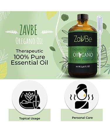 MABUA Oregano Essential Oil (Origanum Vulgare) 100% Pure Natural Premium Quality Therapeutic Grade 120 mL (4 fl oz) - Buy Online on GoSupps.com