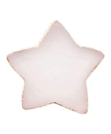 Resin Nail Art Palette Star Shaped Painting Color Mixing Plate Cosmetic Mixing Tools White Nail Tech Supplies