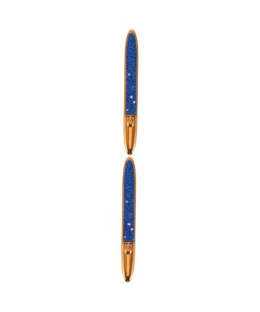 WOONEKY 2pcs Self Adhesive Mascara Lash Tool Self-adhesive Eyeliner Black Makeup Pencils Plastic Blue