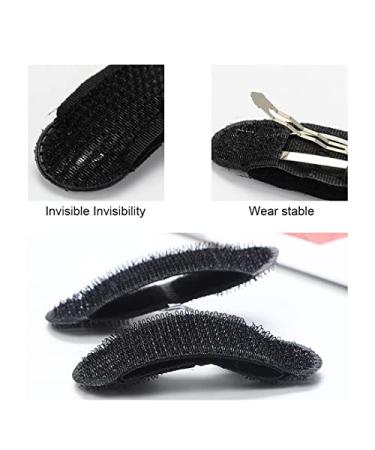 MENYIIYDS 4PC Hair Knit Tools - Fluffy Pads for Fashionable French Hairstyles & Twisted Braids - DIY Sticky Herringbone Hair Accessories (Black & White) - Buy Online on GoSupps.com