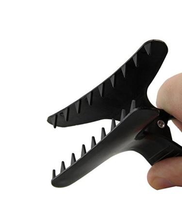 12PCS Black Hair Claw Clips - Non Slip Butterfly Hair Clamps for Hair Styling - Salon Section Clips for Hairdressers - Hairdressing Hair Accessories - Buy Online on GoSupps.com