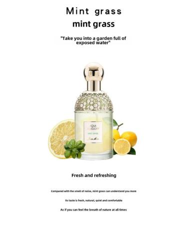 Women's Perfume Flower fruit fragrance Fresh natural lasting Eau de Toilette (Large Mint grass) 3.4 Fl Oz (Pack of 1) Mint grass - Buy Online on GoSupps.com