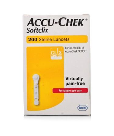 Accu-Chek Softclix lancets sterile 1x200 painless