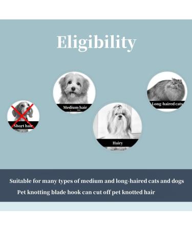 Shop Grooming Knife & Knot Remover for Cats - 2/4PC Pet Massage & Hair Removal Comb for Long-Haired Pets - Buy Online on GoSupps.com