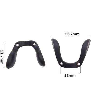 Efarma Screwable Black Silicone Glasses Nose Padding for Children - Comfortable Bridge Support - Buy Online on GoSupps.com