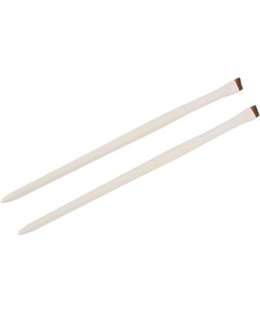 Makeup Eyeliner Brush 2pcs Eyeliner Brush Cosmetic Tool Ultra Thin Precise for Office - Buy Online on GoSupps.com