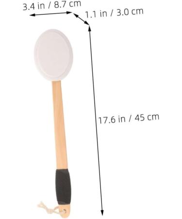 Buy Anti-Slip Bath Brush & Lotion Applicator Set | Long Handle Back Applicator for Sunscreen & Lotion - International Shipping Available - Buy Online on GoSupps.com