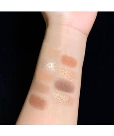 Lovelycat 9 Colors Glitter Eyeshadow Makeup Palette Matte High Pigmented Colorful Creamy Texture Eye Shadow Powder Natural Waterproof Long Lasting Eyeshadow Powder Cosmetics (gold) - Buy Online on GoSupps.com