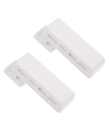 Fomiyes 2 pairs of hooks for helmmaske Creative mask clips mask hooks for the outside area Ski helmet accessories ski helmet masks clip snowboard face mask Ski mask bike helmet mask hooks