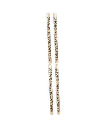 Mipcase 4 Pcs Eyebrow Pen Pencils Eye Brow Brush Pencil with Brow Brush Eyeliner Bicuspid Miss Eyelash Brush 1 count (Pack of 1) As Shownx2pcs