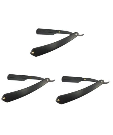 Frcolor 3st razor made of metal portable razor barber razor handwell for men razor from barber-steel men razor safe razor manual hairy knife