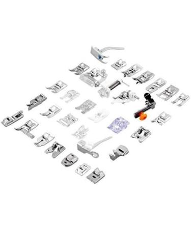 32 Pc Presser Foot Set for Singer, Brother, Janome - Professional Sewing Machine Accessories for Low Shank Machines - Buy Online on GoSupps.com