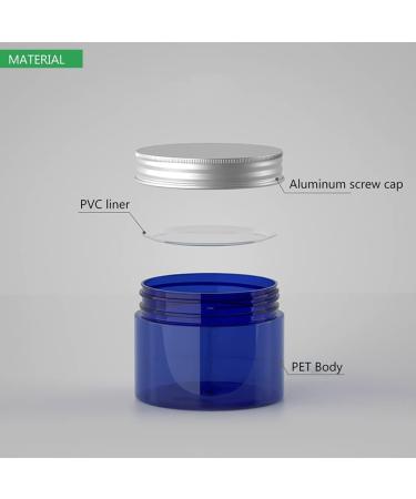 Buy Tianzd 12-Piece 20ml Transparent Plastic Cream Cans with Silver Lids & 6 Spatulas - Ideal Cosmetic Containers for International Shipping - Buy Online on GoSupps.com