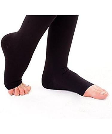 Pedimend Slipproof Thigh High Compression Stockings - Open Toe (6 Pieces 3 Pairs) for Varicose & Spider Veins Relief | Foot Care | Black - Buy Online on GoSupps.com