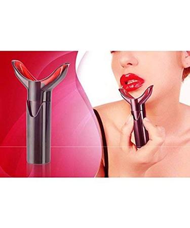 Lip bouncer besthinky portable lipstick-great-natural fountain for daily or party form sexy lip bouncer enlargement for attractive lips (dark red)