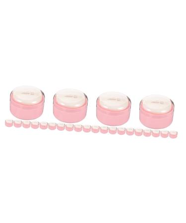 Toddmomy Plastic Containers 24 Pcs Body Powder Puff Box Baby Powders Baby Pink Charming Synthetic Sponge Baby Powder