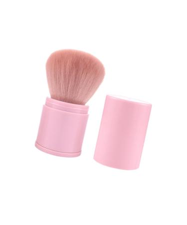 Powder Puff Makeup Foundation Highlighters Brush Retractable Makeup Highlighter Loose Powder Blush Makeup Liquid Highlighter Makeup Blush Face Travel Pink Accessories Mix 8.3x3.3cm Pink
