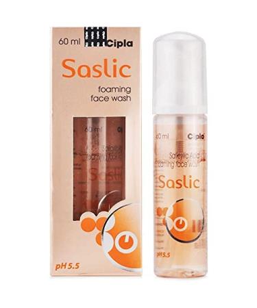 Saslic Foaming Face Wash 60ML - Pack of 2 | Gentle Cleansing for All Skin Types - Buy Internationally - Buy Online on GoSupps.com