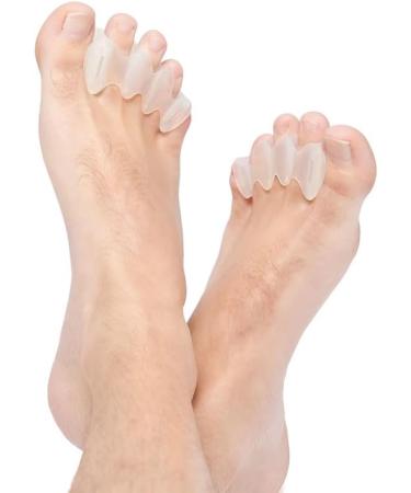Original Large Clear Toe Spacers for Men & Women - Improve Foot Health & Comfort - International Shipping - Buy Online on GoSupps.com