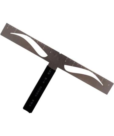 Beavorty 2pcs Eyebrow Ruler Stencil Eyebrow Drawing Tool Brow Stencils Template Balance Positioning Ruler - Buy Online on GoSupps.com