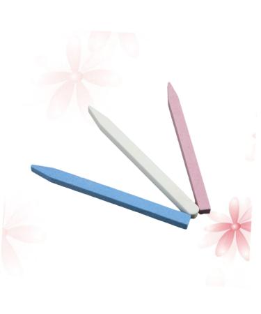 Beaupretty Tools Manicure Tools Professional Pedicure Tool False Nail Salon Supplies Nail Stuff Tools Double-Sided Nail Files Stone Nail Files Cuticle File Manicure File Double Sided Nail