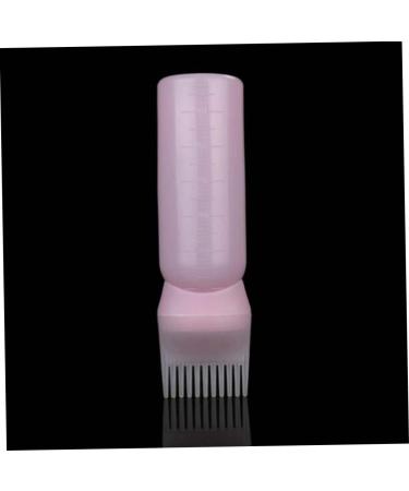 LIUMMRCY Hair Colored Flashing Bottle - 120ml Pink Hair Color Shampoo & Brush Applicator Tool for Perfect Roots - Buy Online on GoSupps.com