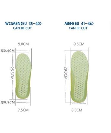 3 Pairs Breathable Shoe Insoles for Men - Size L (US 8-11) - Buy Online on GoSupps.com