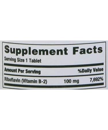 Nature's Bounty Vitamin B-2 100mg - Pack of 4 Coated Tablets - Buy Online on GoSupps.com